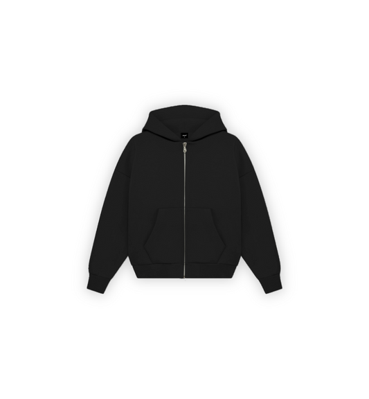 Black Zip Hoodie